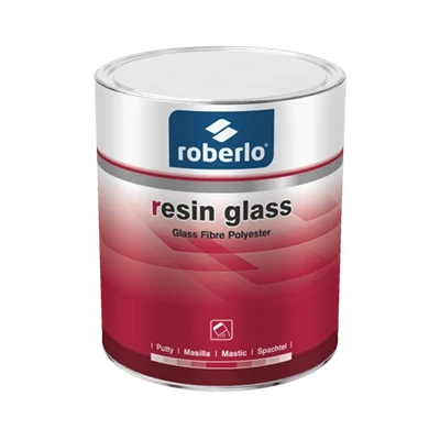 Roberlo RESIN GLASS fibreglass putty 2K - 3L