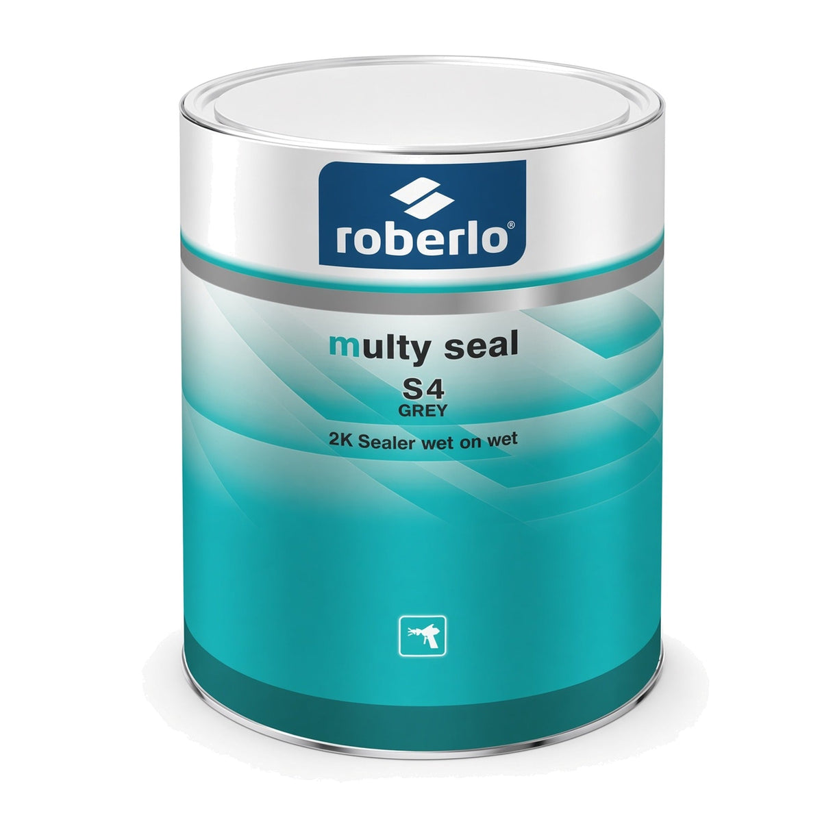 Lata de Roberlo Multy Seal, sellador 2K de aplicacion humedo sobre humedo para juntas y solapes