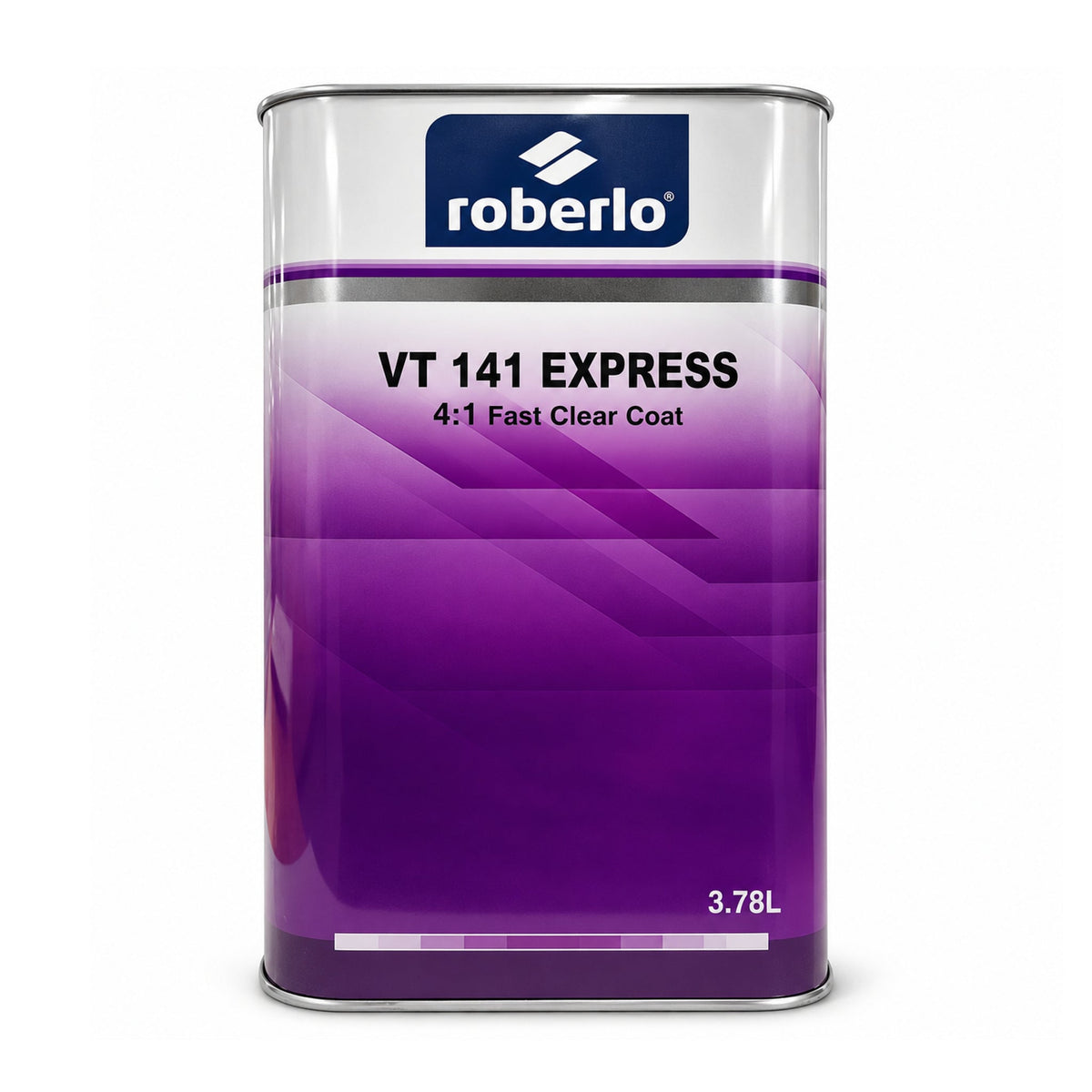 Bidón de 3,78 L de Roberlo VT 141 Express, barniz rápido de mezcla 4:1