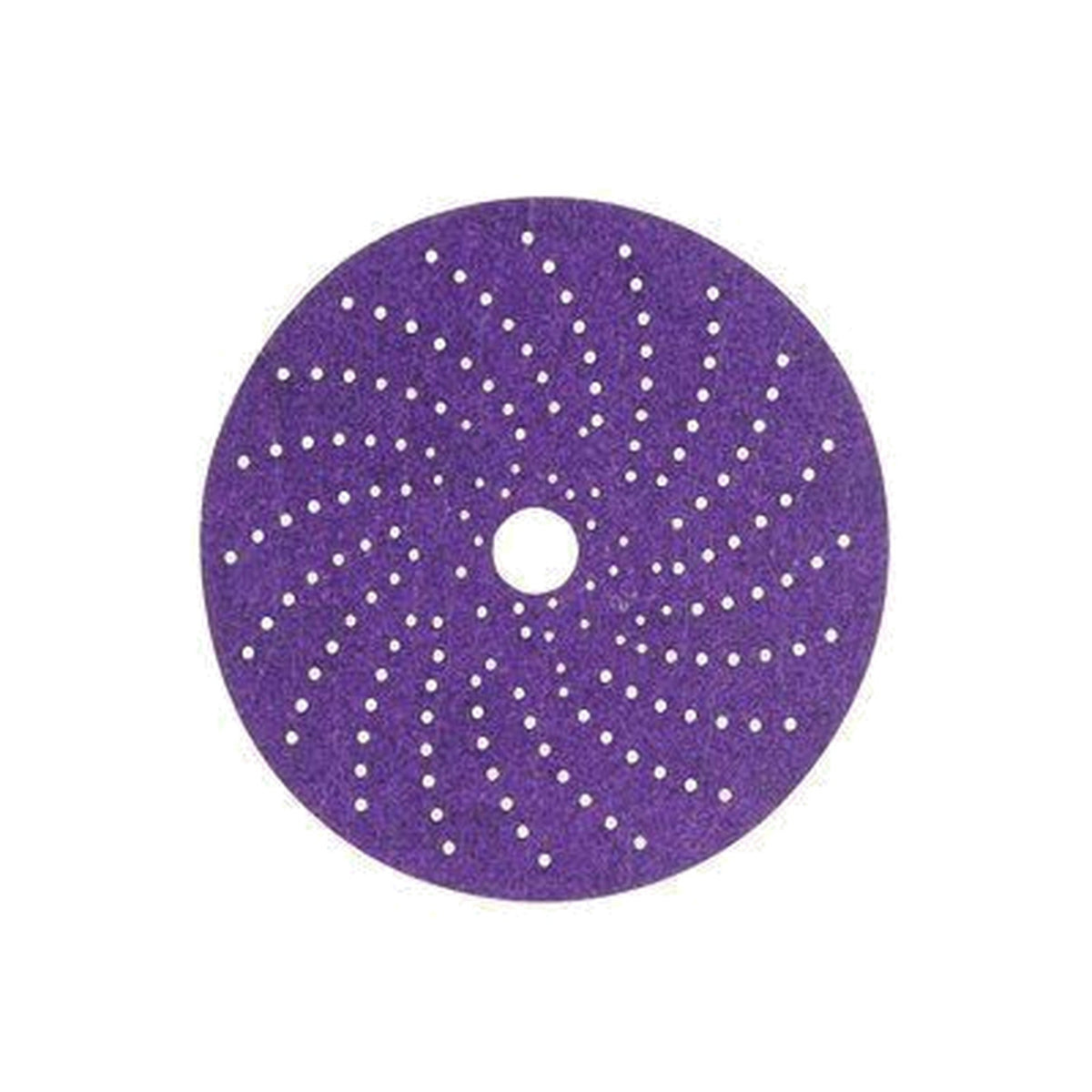 Caja y discos de lija 3M Cubitron II 737U de 6 pulgadas grano P80 con perforacion multiple