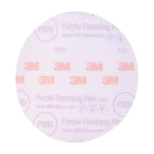 Disco abrasivo 3M Hookit Purple Finishing Film serie 260L para acabado uniforme