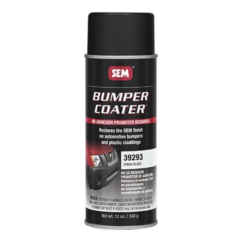 Sem, Bumper Coater 16 oz Aerosol Can Honda Black, 16 oz