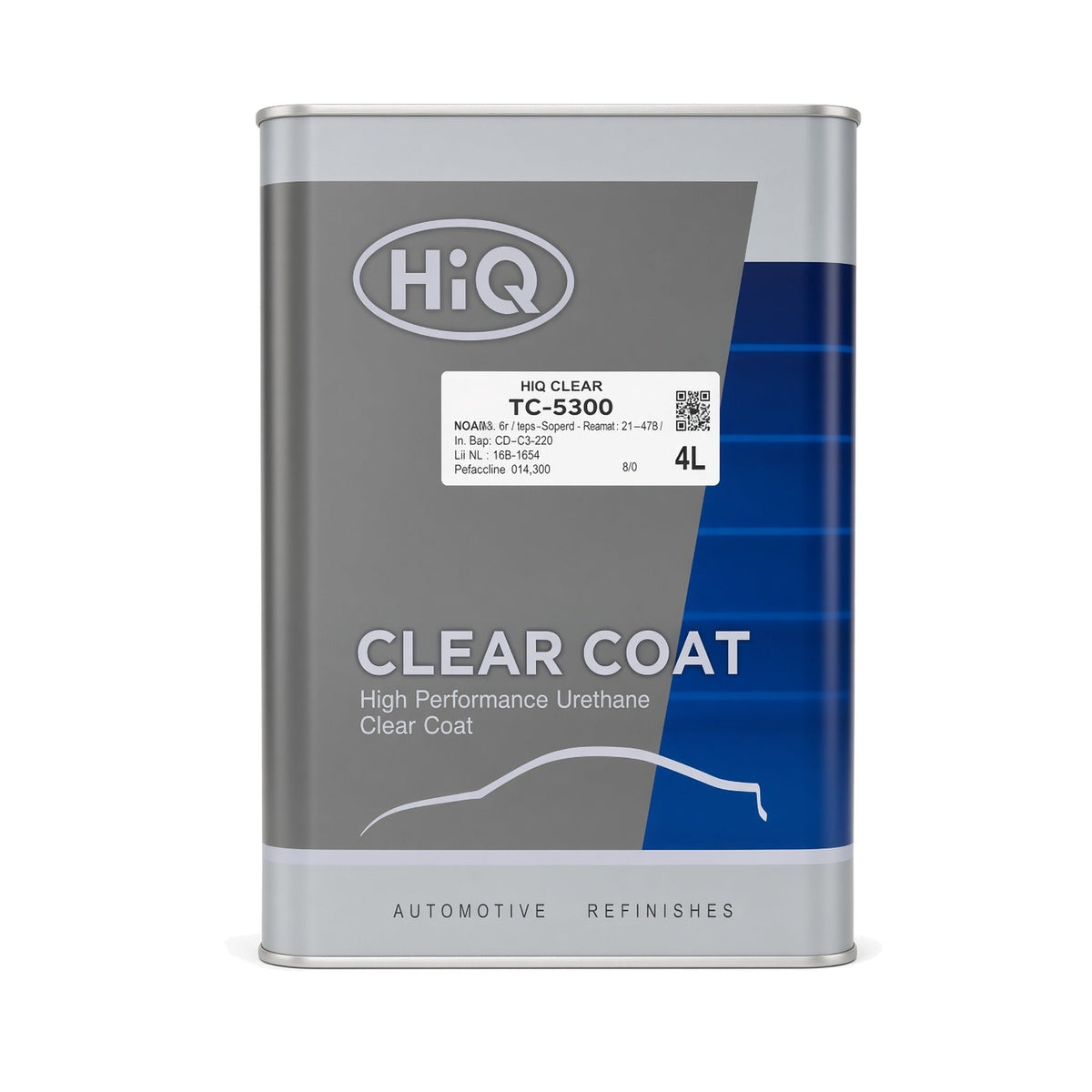 Lata de 4 L de NOROO HiQ TC-5300, barniz uretano de altos solidos para acabado profesional