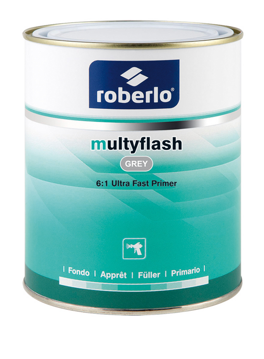 Roberlo 600449 Multyflash 6:1 Fast Primer - 3L Grey