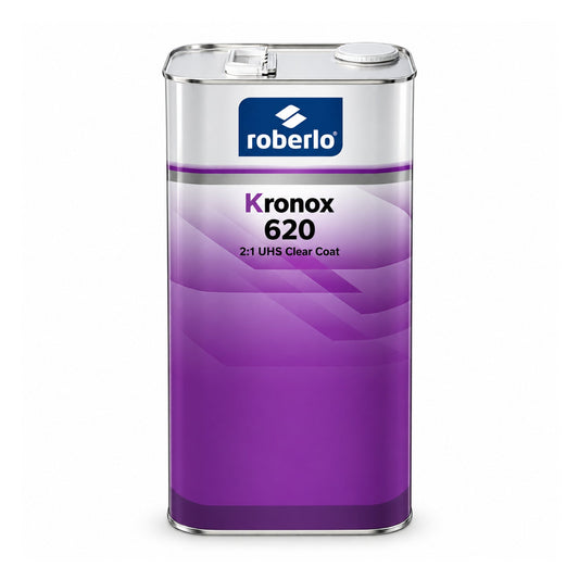 Bidón de Roberlo Kronox 620, barniz uretano UHS de mezcla 2:1