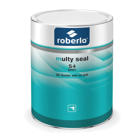 Lata de Roberlo Multy Seal, sellador 2K de aplicacion humedo sobre humedo para juntas y solapes